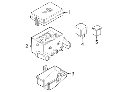 2023 Ford F-150 Lightning Fuse & Relay Diagram 2 - Thumbnail