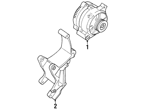 1995 Ford Mustang Alternator Diagram 3 - Thumbnail