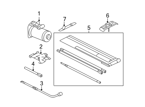 2008 Ford F-350 Super Duty Under Hood Components Diagram