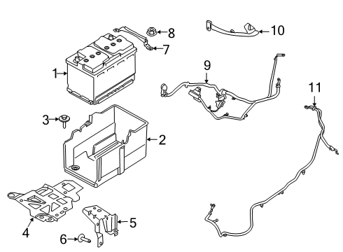 2022 Lincoln Corsair Battery Diagram