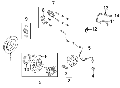 2007 Lincoln MKX Parking Brake Diagram