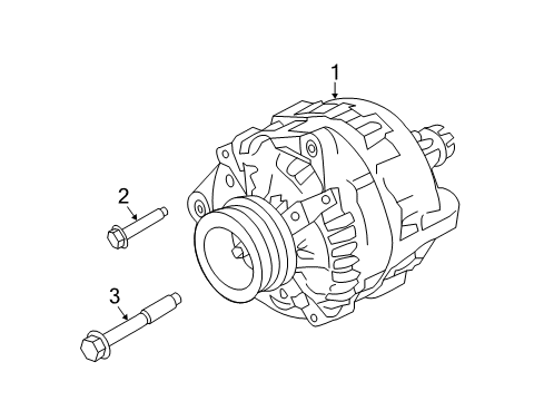 2022 Ford Mustang Alternator Diagram 3 - Thumbnail