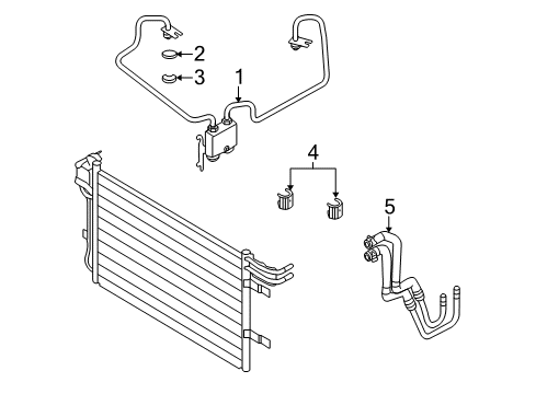 2009 Mercury Sable Trans Oil Cooler Diagram