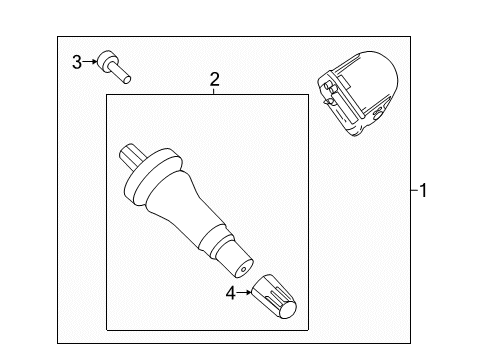 2023 Lincoln Navigator Tire Pressure Monitoring Diagram