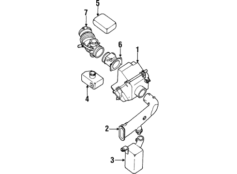 2001 Mercury Villager Air Inlet Diagram