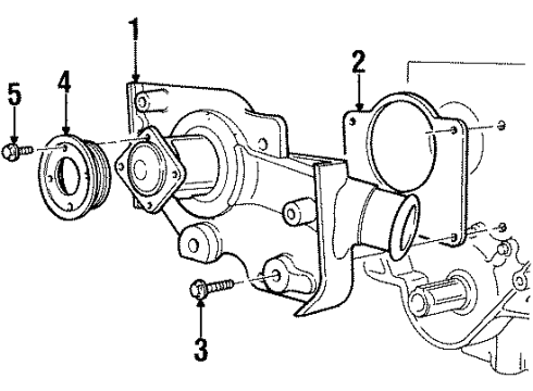 1999 Mercury Mystique Water Pump Diagram