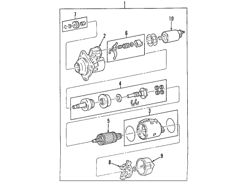 2006 Ford E-350 Super Duty Starter, Electrical Diagram