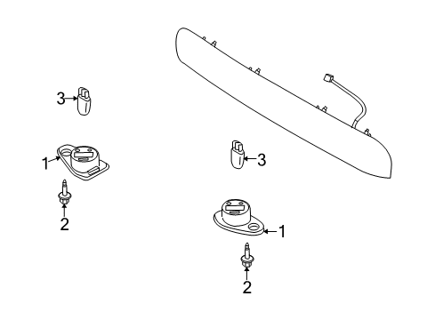 2008 Ford Taurus X License Lamps Diagram