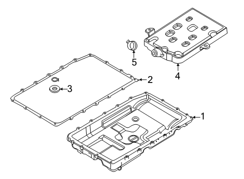 2022 Ford Police Interceptor Utility Transmission Components Diagram 1 - Thumbnail