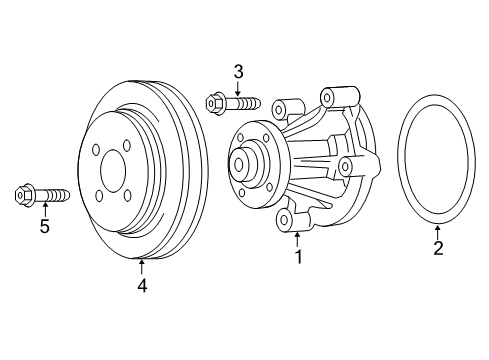 2005 Ford Crown Victoria Water Pump Diagram