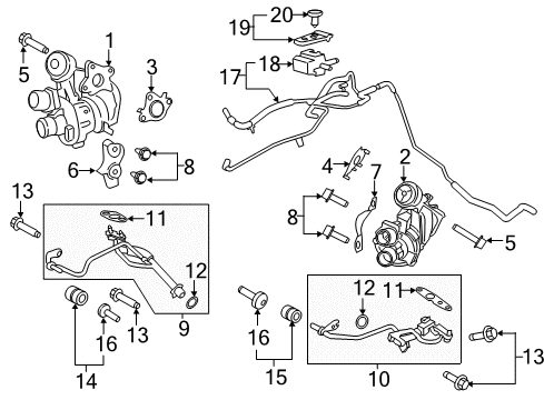 2015 Ford Transit-150 Turbocharger Diagram 2 - Thumbnail