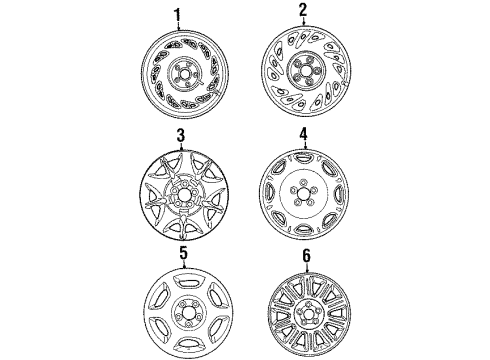 1999 Lincoln Continental Wheels Diagram