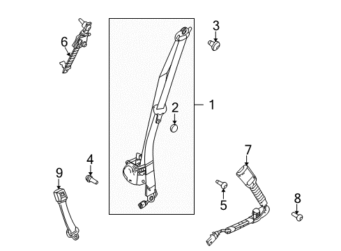 2012 Ford Taurus Extension Diagram for 2F1Z-54611C22-AAA