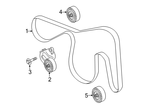 2021 Lincoln Aviator Belts & Pulleys, Maintenance Diagram 2 - Thumbnail