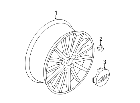 2014 Ford C-Max Wheels Diagram