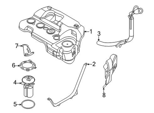 2023 Ford Maverick Fuel Supply Diagram