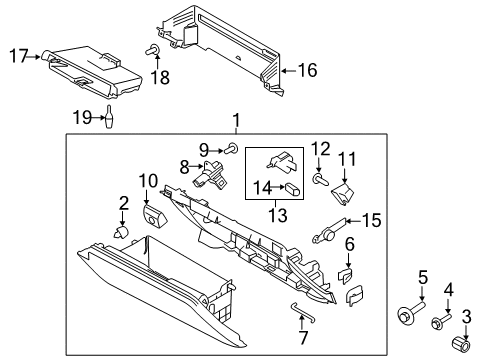 2016 Ford Mustang Glove Box Diagram