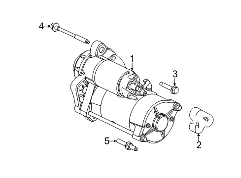 2012 Ford F-350 Super Duty Starter Diagram 2 - Thumbnail