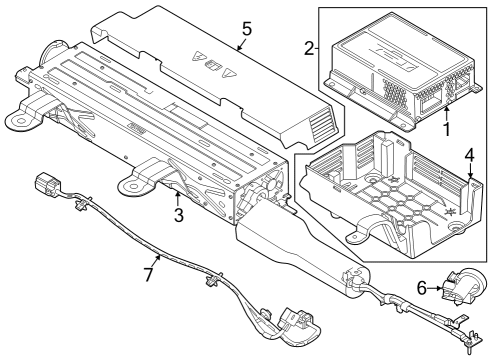 2023 Ford F-150 CONVERTER ASY - VOLTAGE Diagram for NL3Z-19G317-C