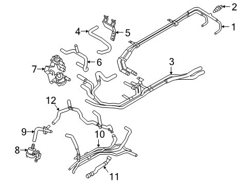 2021 Ford Escape Heater Core & Control Valve Diagram