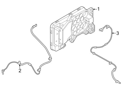 2018 Ford Expedition ABS Components Diagram