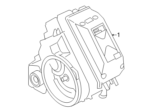 2008 Ford Escape Transaxle Parts Diagram 1 - Thumbnail