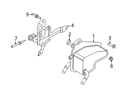 2022 Ford Transit-250 Trans Oil Cooler Diagram 2 - Thumbnail