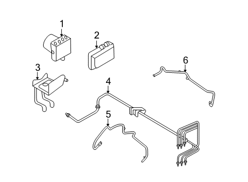 2017 Ford Flex Anti-Lock Brakes Diagram 1 - Thumbnail