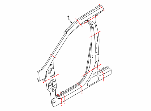 2020 Ford Edge Aperture Panel Diagram