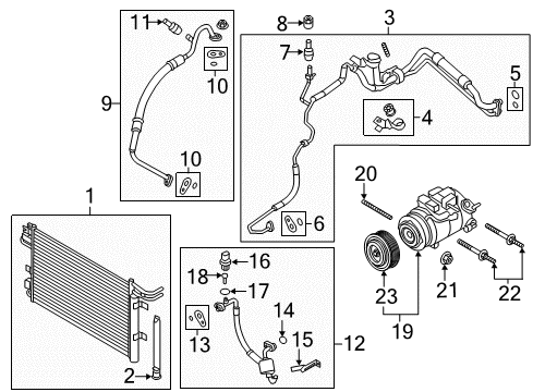 2018 Ford Police Interceptor Sedan Switches & Sensors Diagram 1 - Thumbnail