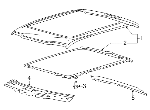 2020 Ford F-150 Roof & Components Diagram 9 - Thumbnail