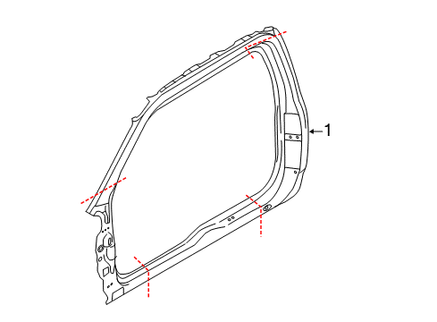 2022 Ford F-350 Super Duty Aperture Panel Diagram 3 - Thumbnail