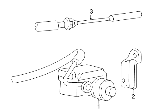 2001 Ford Excursion Servo Assy - Speed Control Diagram for XC3Z-9C735-CA