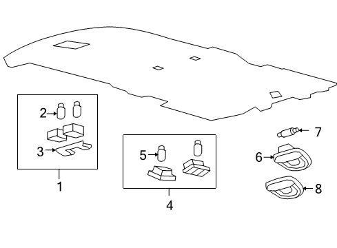 2017 Ford Expedition Interior Lamps Diagram