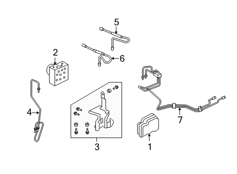 2009 Lincoln MKX Anti-Lock Brakes Diagram 1 - Thumbnail