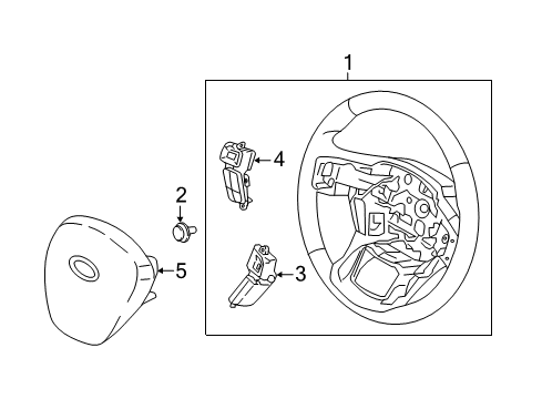 2020 Ford F-250 Super Duty Steering Column & Wheel, Steering Gear & Linkage Diagram 8 - Thumbnail