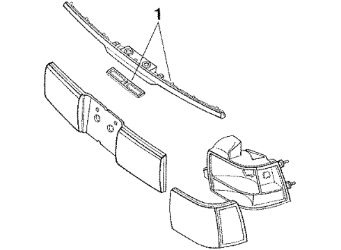 1992 Lincoln Continental License Lamps Diagram