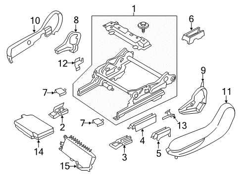 2019 Lincoln Continental Tracks & Components Diagram 1 - Thumbnail