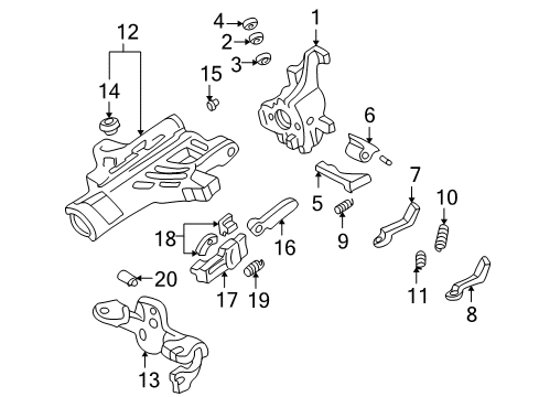 2004 Ford Excursion Housing & Components Diagram 1 - Thumbnail