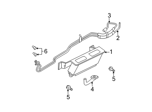 2003 Ford Expedition Trans Oil Cooler Diagram 2 - Thumbnail