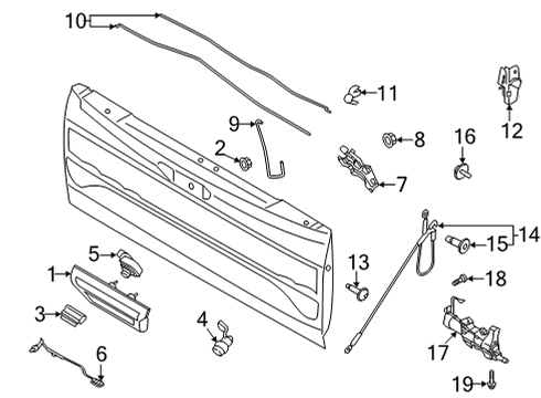 2022 Ford F-150 Parking Aid Diagram 10 - Thumbnail