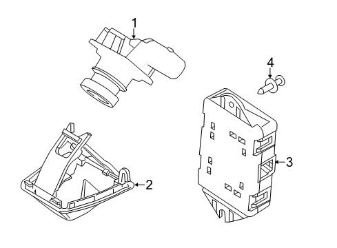 2018 Ford Focus Parking Aid Diagram 3 - Thumbnail