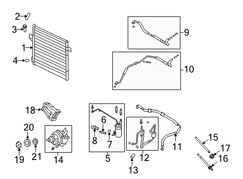 2009 Ford Explorer Air Conditioner Diagram 1 - Thumbnail