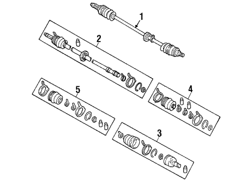 1997 Ford Windstar Boot Diagram for F68Z3A331AA