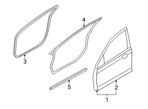 2006 Mercury Milan Front Door Diagram