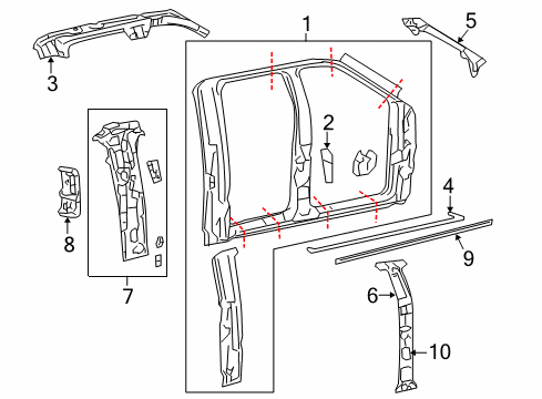 2007 Lincoln Mark LT Uniside Diagram