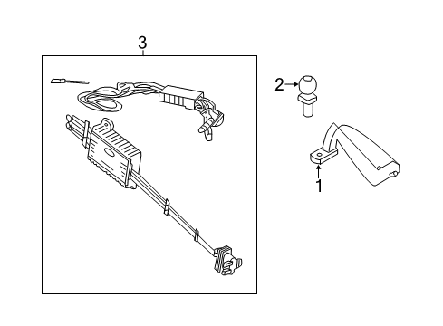 2012 Ford Edge Trailer Hitch Components Diagram