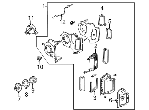 1999 Ford Ranger HVAC Case Diagram 2 - Thumbnail