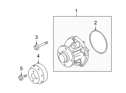 2008 Ford E-350 Super Duty Bolt Diagram for -W300006