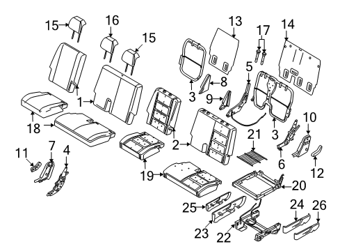 2009 Ford Taurus X Sleeve - Guide Diagram for 5F9Z-74610A16-AAC